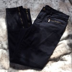 Michael Kors Women’s navy Blue Pants with Zippers